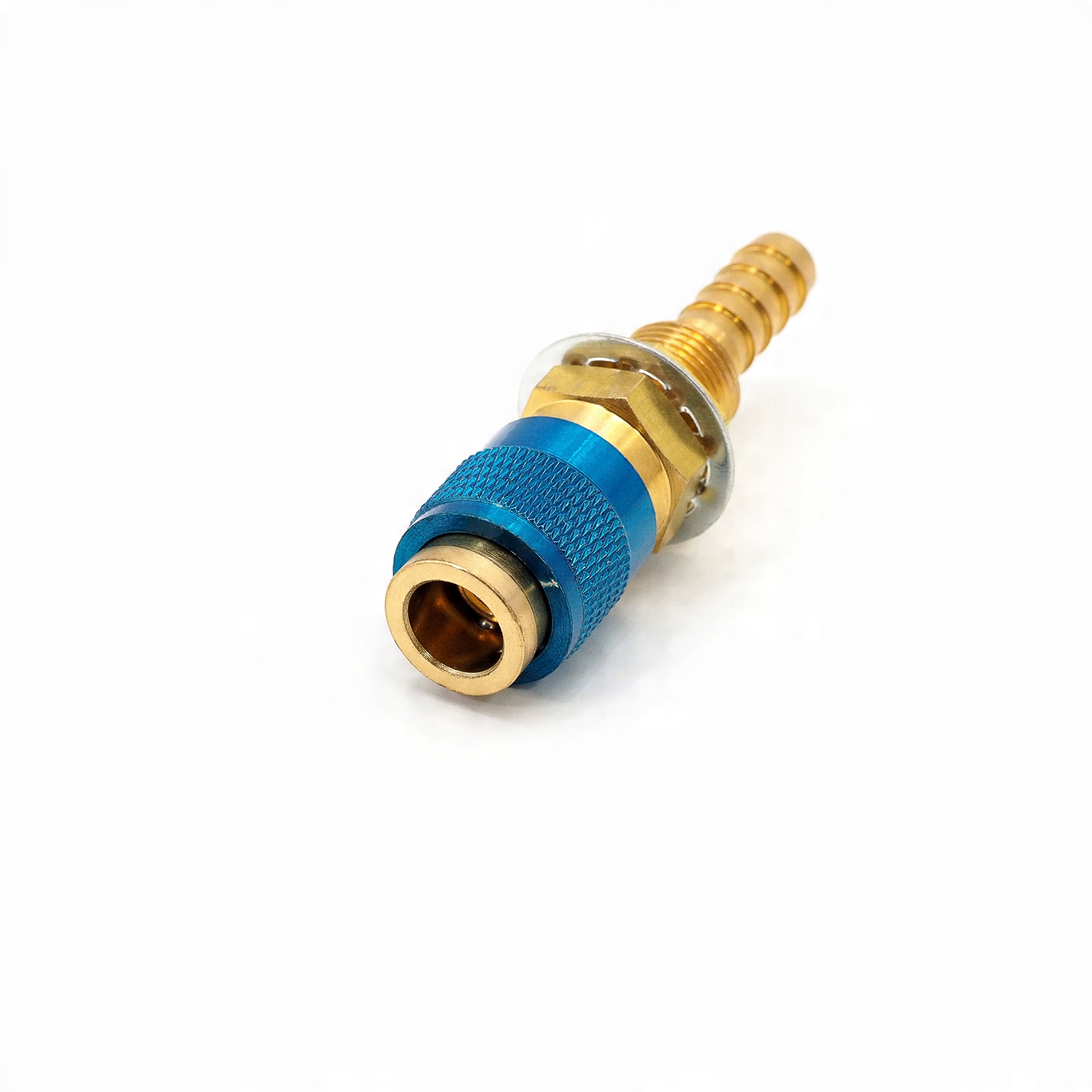 

Szybkozłączka Wodna typ R21 Niebieska Króciec 8 mm