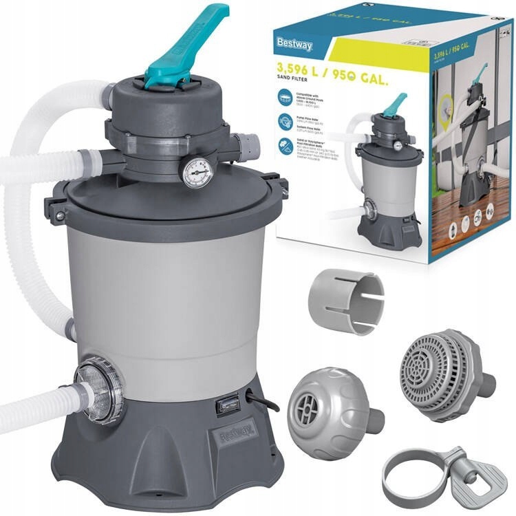 Bestway Piesková pumpa do bazéna 3596 l/h na guličky 58515