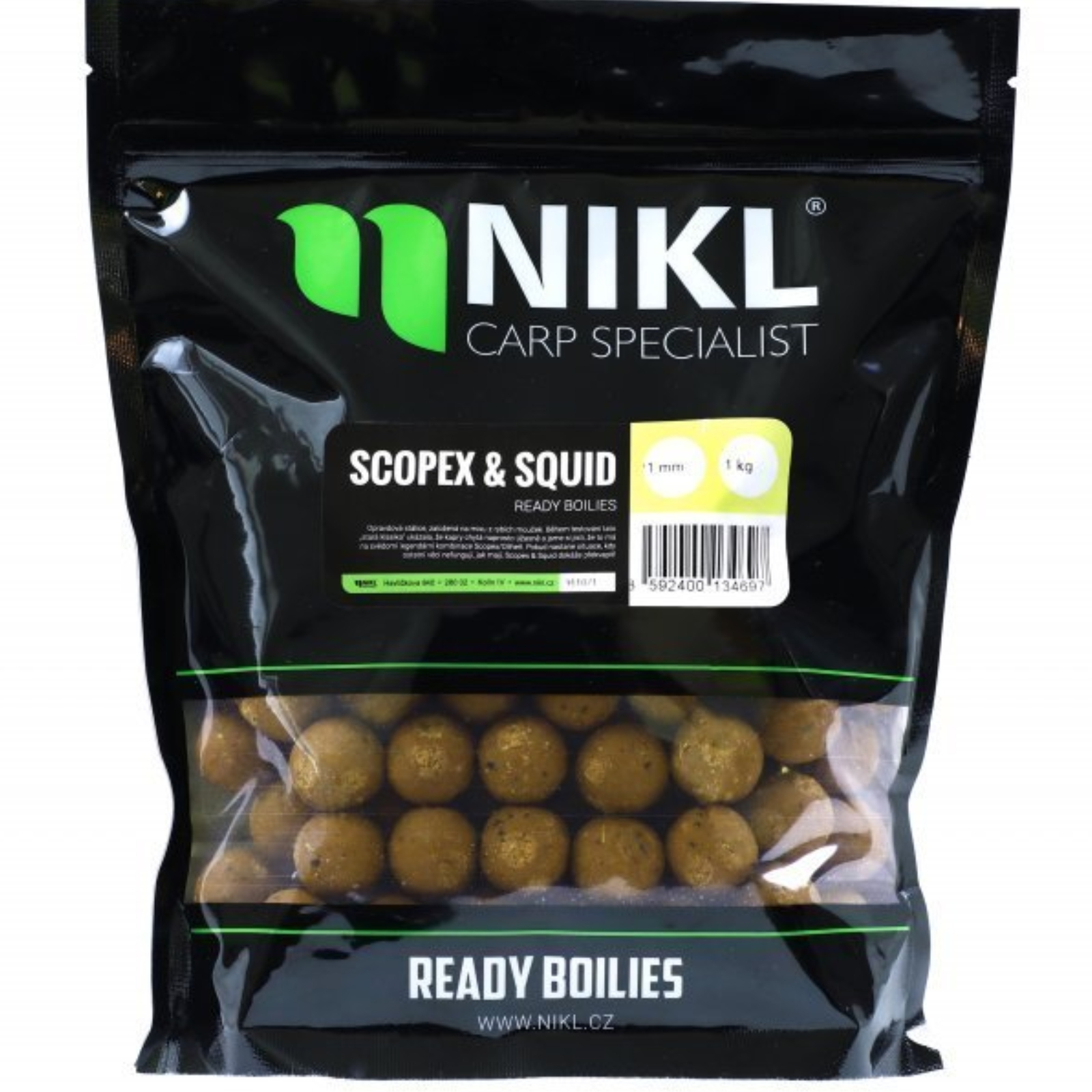 2x Kulki Proteinowe Gotowe Scopex Kałamarnica Squid 24mm 1kg Karel Nikl