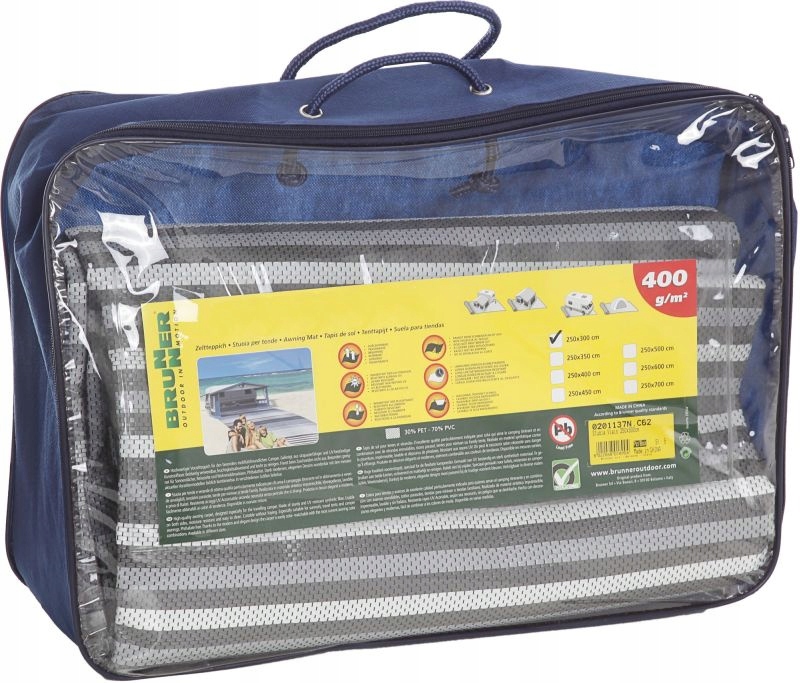 0201148N.C62 - BRUNNER KINETIC 600x250 килимок для кемпінгу