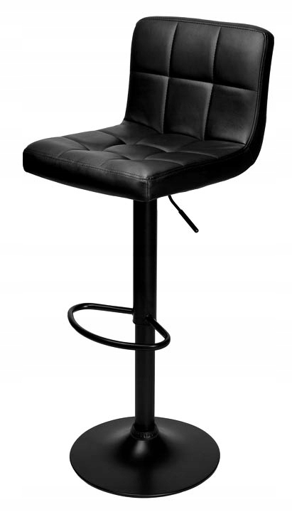 HOKER BAROWY STOŁEK KRZESŁO OBROTOWE EKOSKÓRA Marka inna