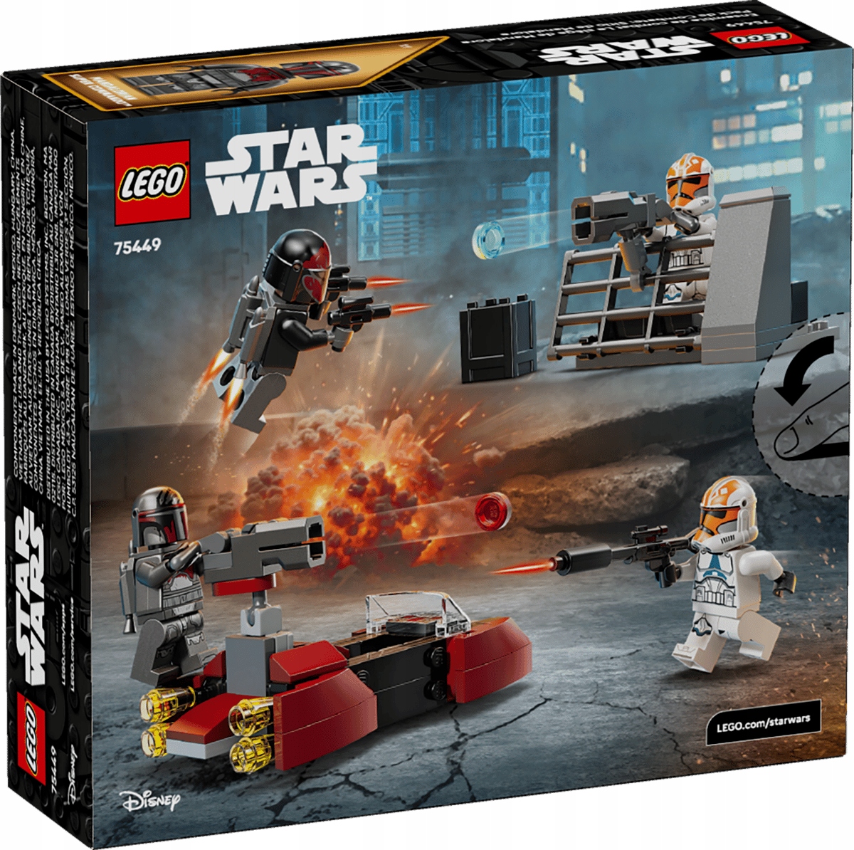 Lego Star Wars Obléhání Mandalory Bitevní Sada Kostek 75449