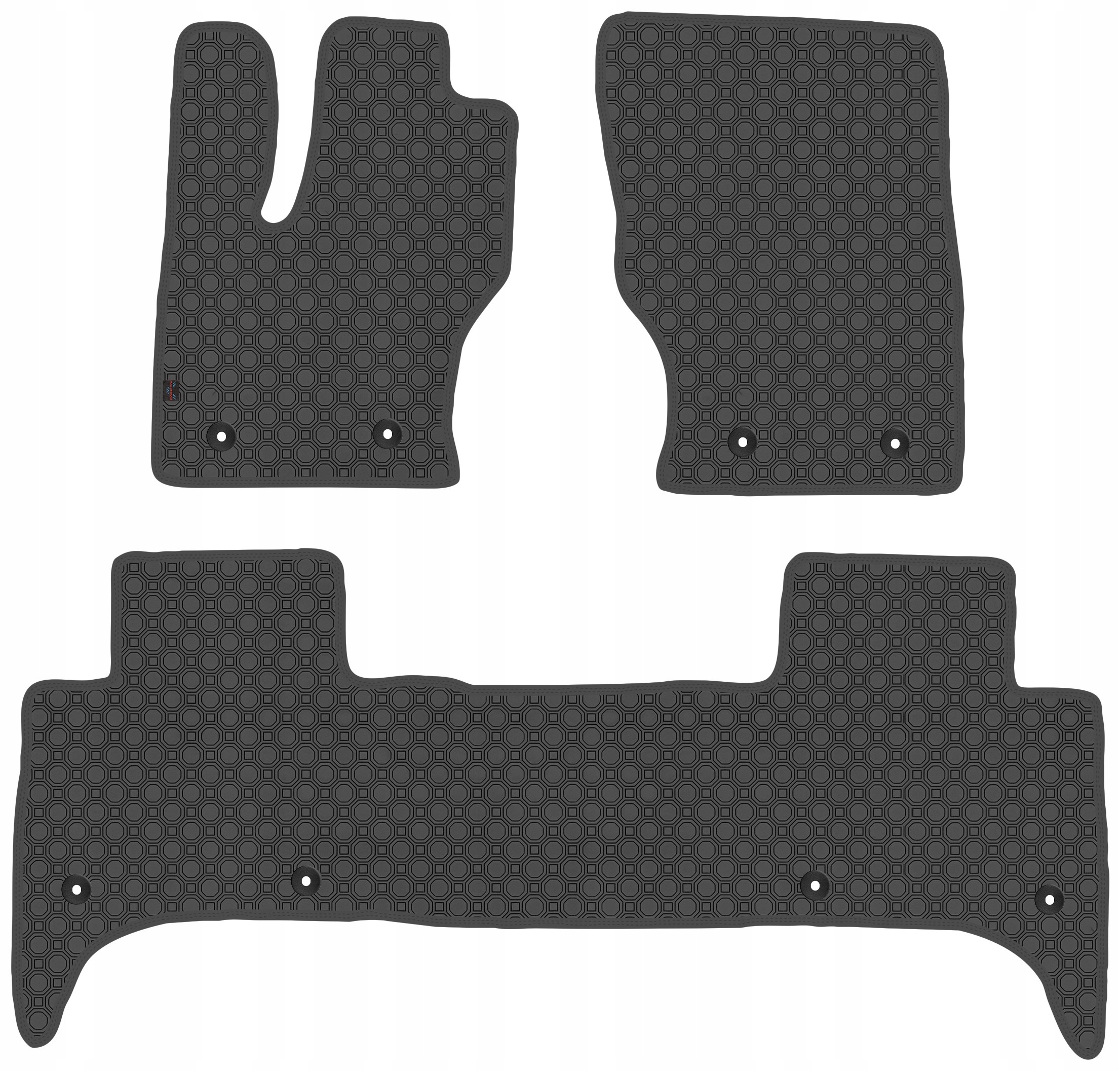 Range Rover IV 2012 Gumové rohože Čierna