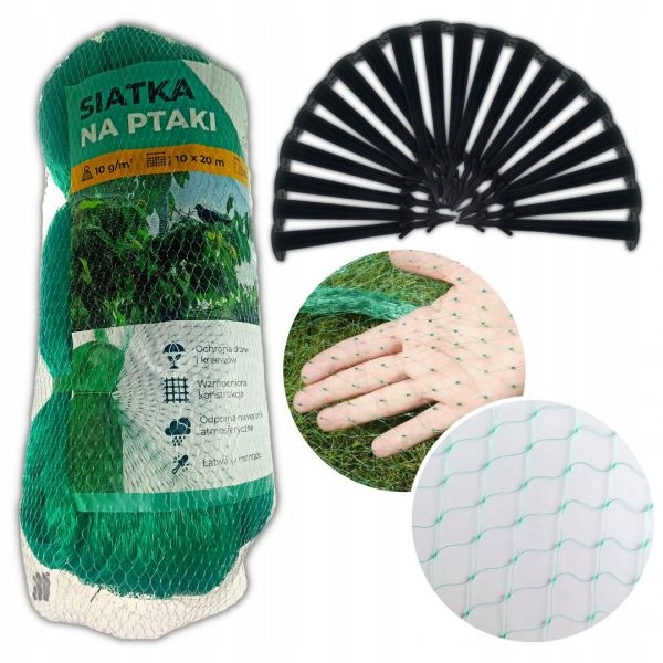 

Siatka Przeciwko Ptakom ochrona sadzonek i nasion