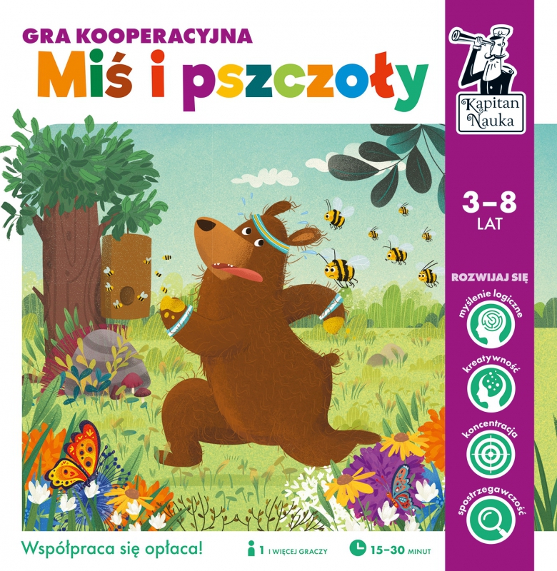 

Miś I Pszczoły Gra Kooperacyjna Kapitan Nauka