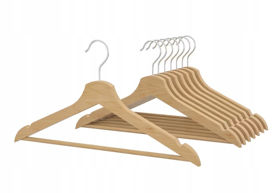 

Wieszak wiszący Ikea bumerang naturalny 8 szt