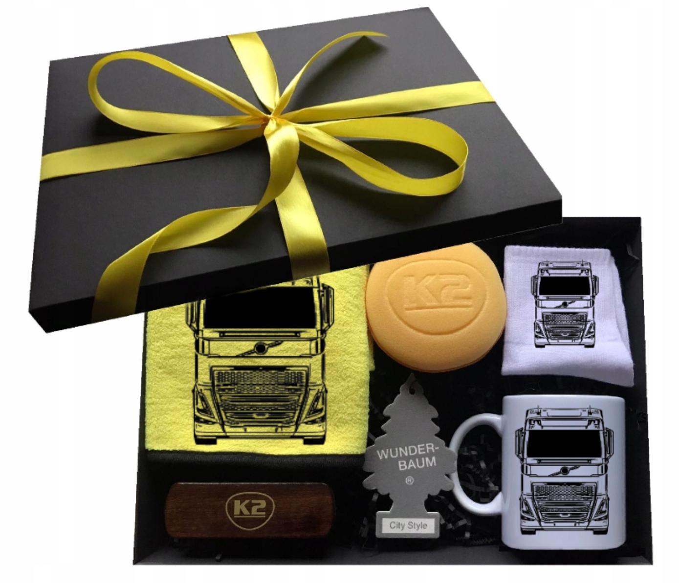 Sada dárek hrnečků pro chlapce, otce, bratra, řidiče auta Tir Volvo