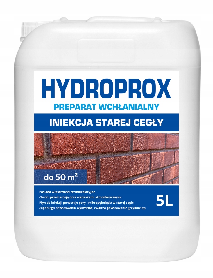 Hydroprox Vstřebatelný Přípravek Injektáž Staré Cihly 5 L