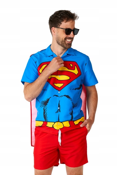 Letní Sada Superman Hrdina Licence Suitmeister Převlek