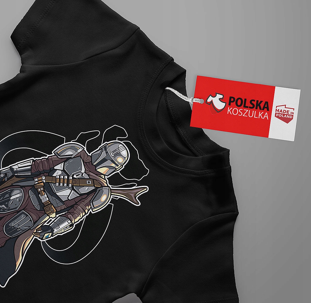 T-SHIRT KOSZULKA DLA DZIECKA THE MANDALORIAN 116 SUPER JAKOŚĆ Rozmiar XS