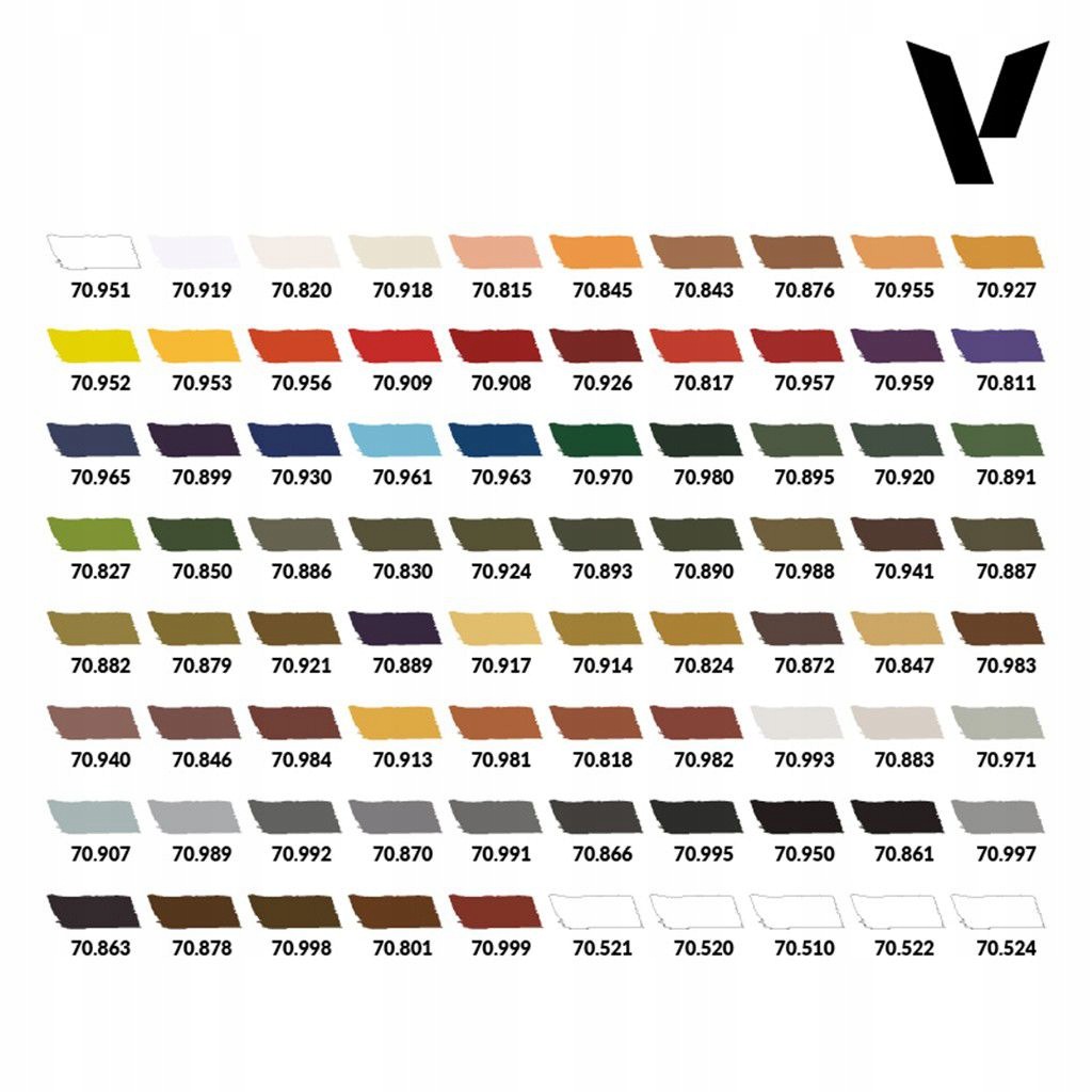 Vallejo: 70.252 Model Color Základní Sada (80 X 18 ML)