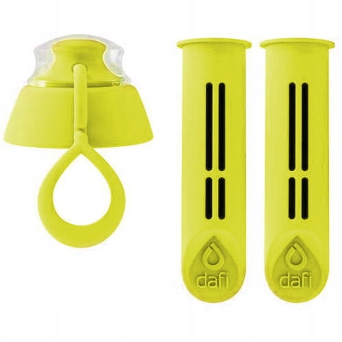 Wkłady filtrujące Dafi ŻÓŁTY 2 szt+ ZAKRĘTKA