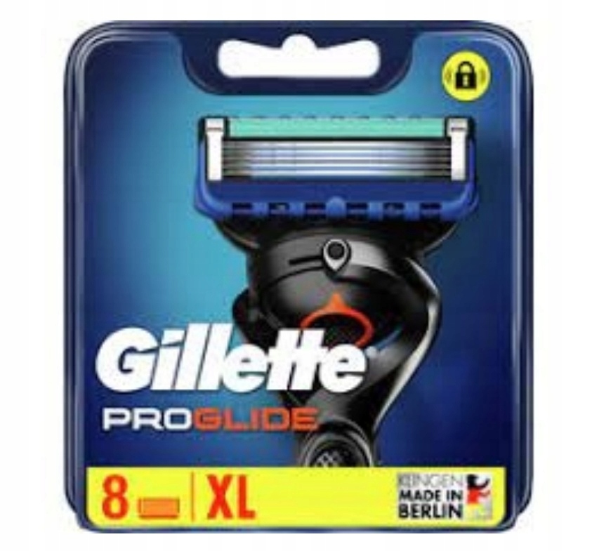 8 x Gillette Fusion5 Proglide Wkłady do Golenia-Zdjęcie-0