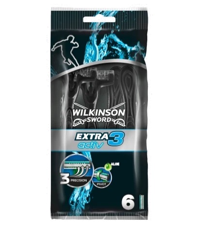 

Wilkinson, Extra 3 Active, Maszynka 6 sztuk