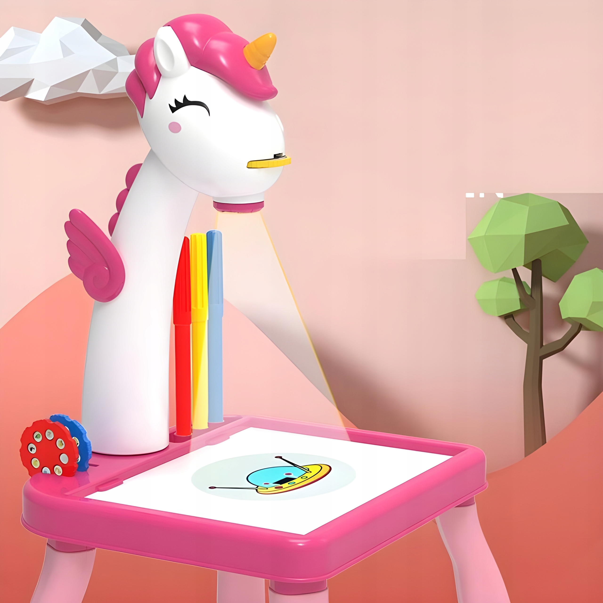 Projektor do rysowania dla dzieci Jednorożec Zabawa i Rozwijanie Talentu Marka AiM
