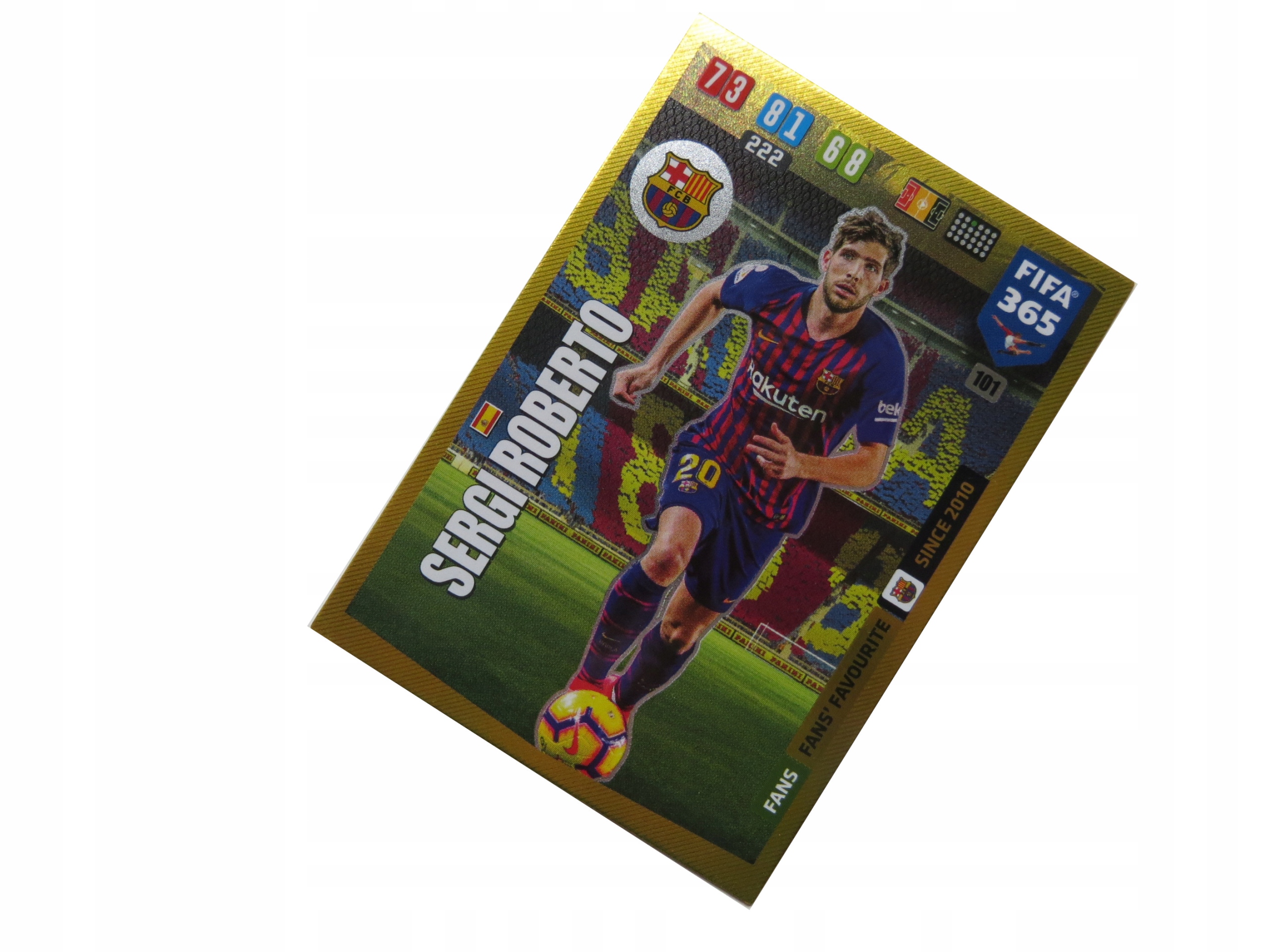 Panini Fifa 365 2020 Karta Fans Favourite 101 Sergi Roberto Barcelona