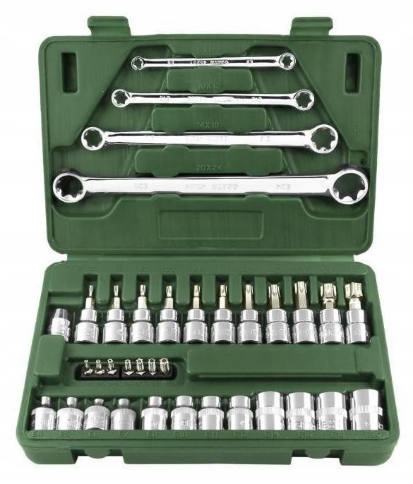 "ZESTAW KLUCZY TORX 1/4"" 3/8"" 35CZ." GL09010 SATA