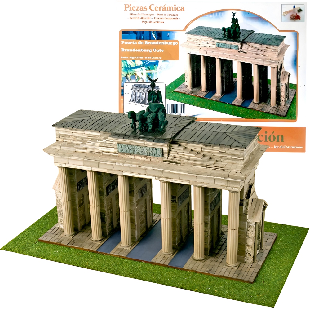 Model 3D Cuit Składany Domek z Cegły Brama Brandenburska