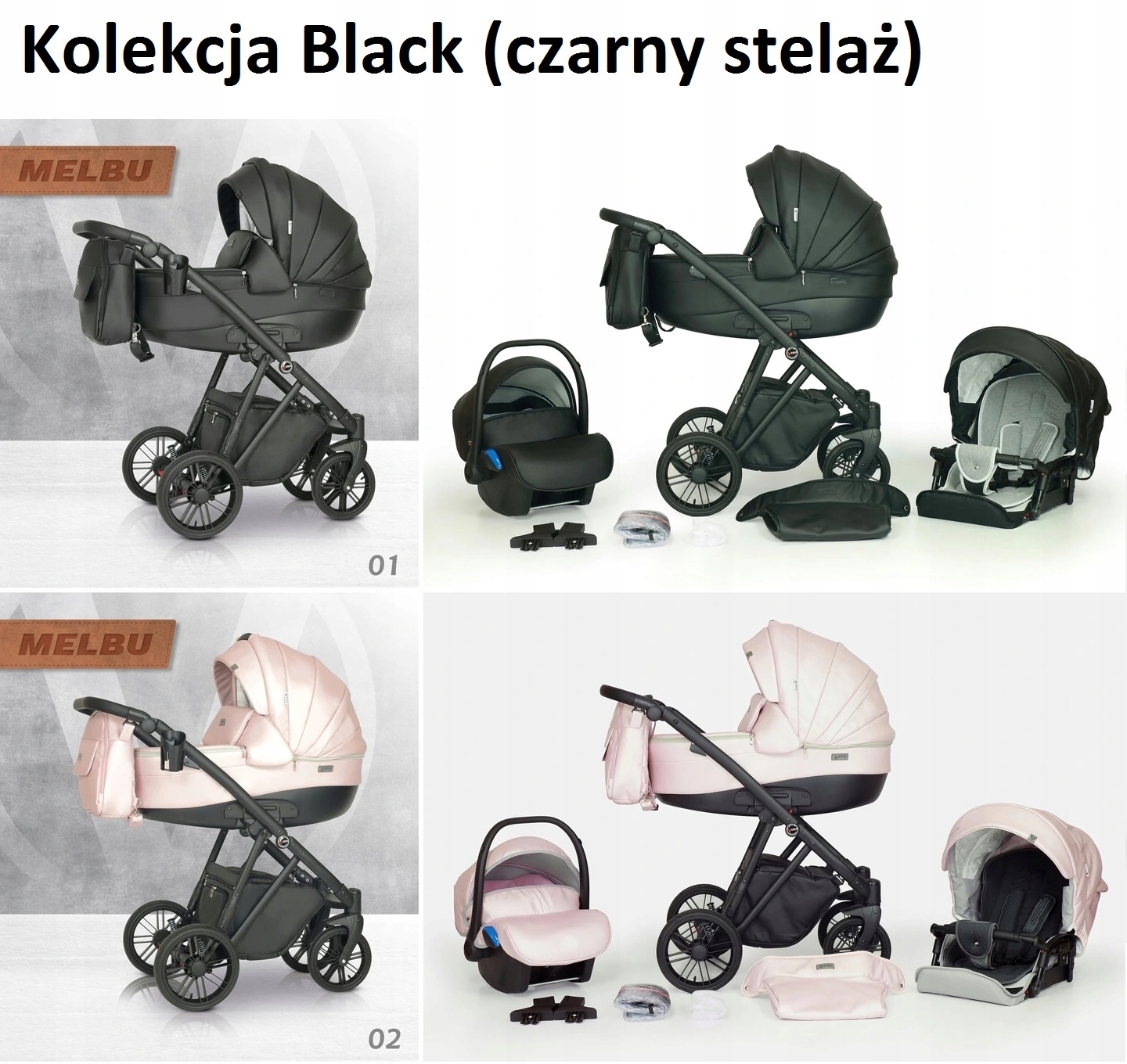 WÓZEK DZIECIĘCY VERDI MELBU 3W1+TORBA + AKCESORIA EAN (GTIN) 5908217914415