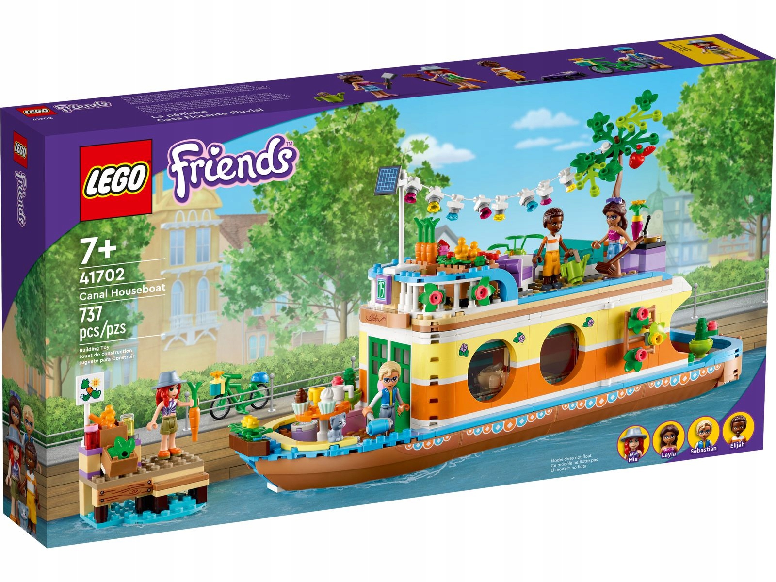Lego Friends 41702 Loď obytná na kanálu Nové