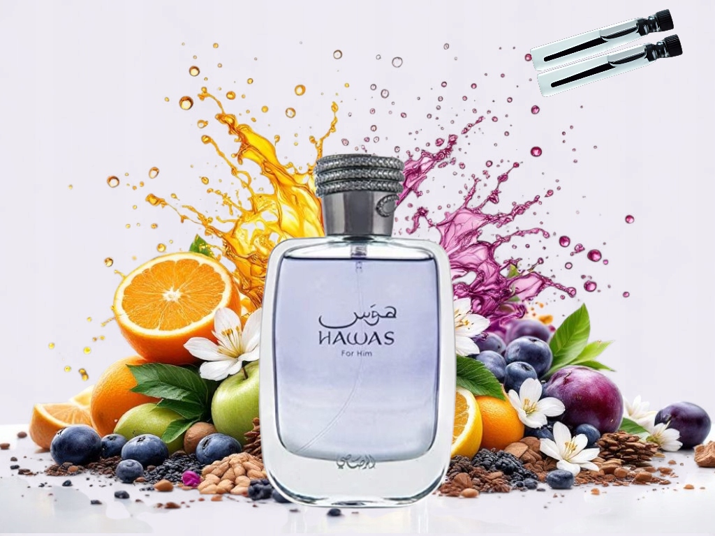 Perfumy Rasasi Hawas For Him 100ml 2 Próbki