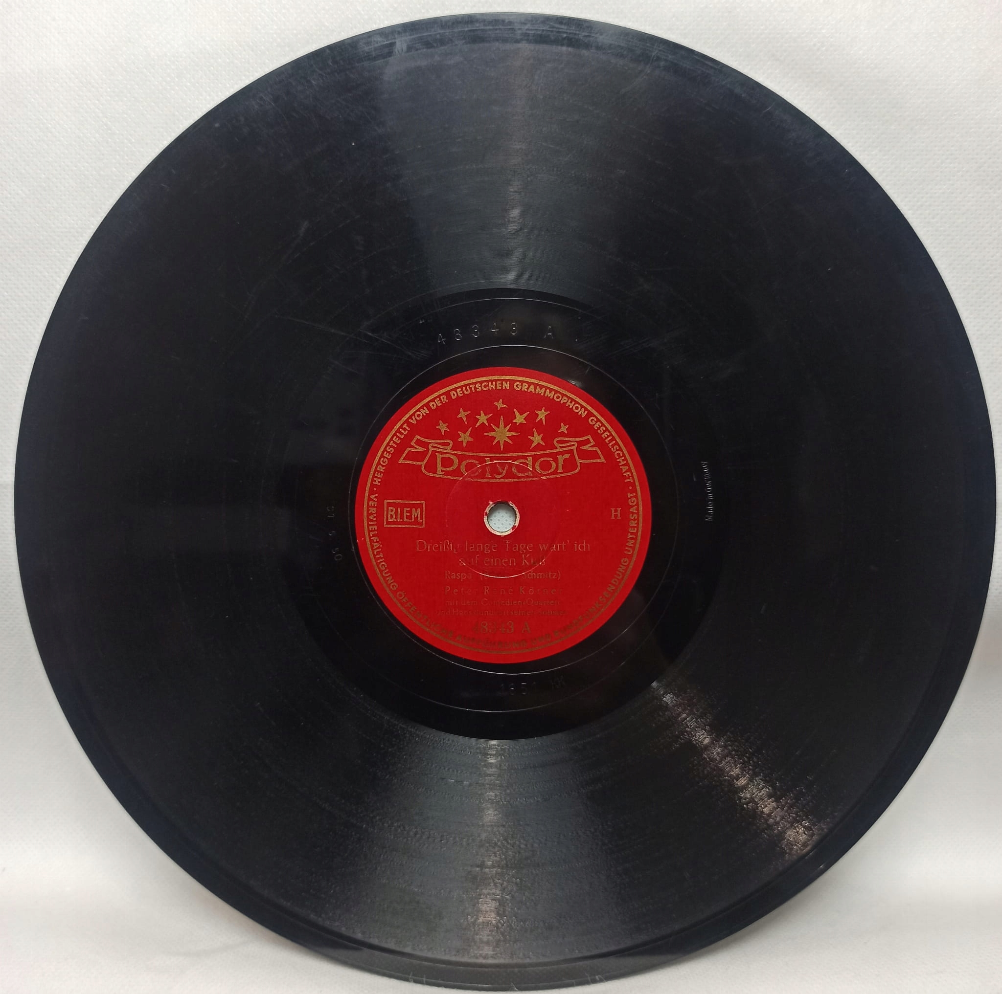 Peter Rene Korner: Dreissig lange Tage wart' ich auf einen Kuss / Meine bes