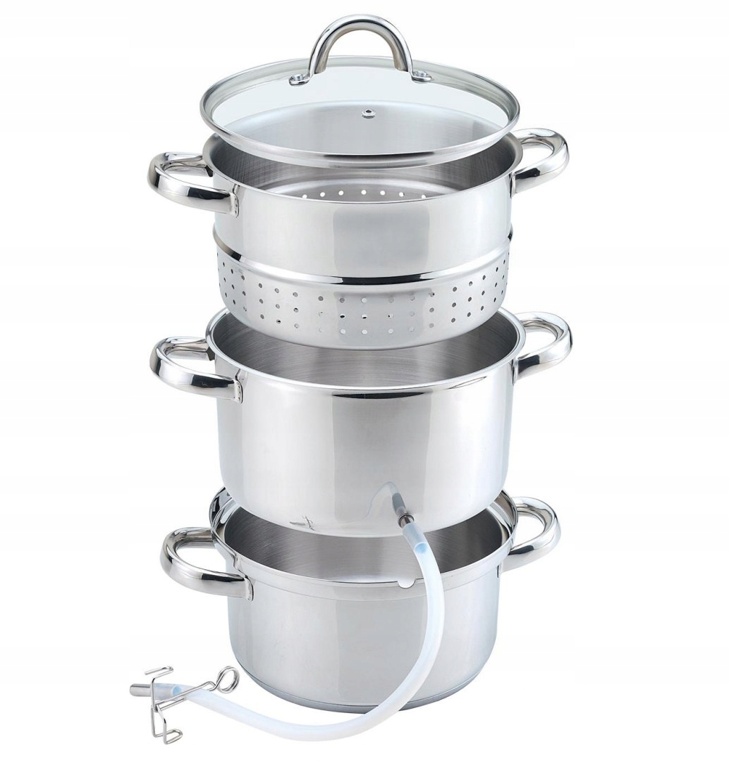 Odšťavňovač Maestro MR-1030 8L nerezová ocel, parní, na šťávy