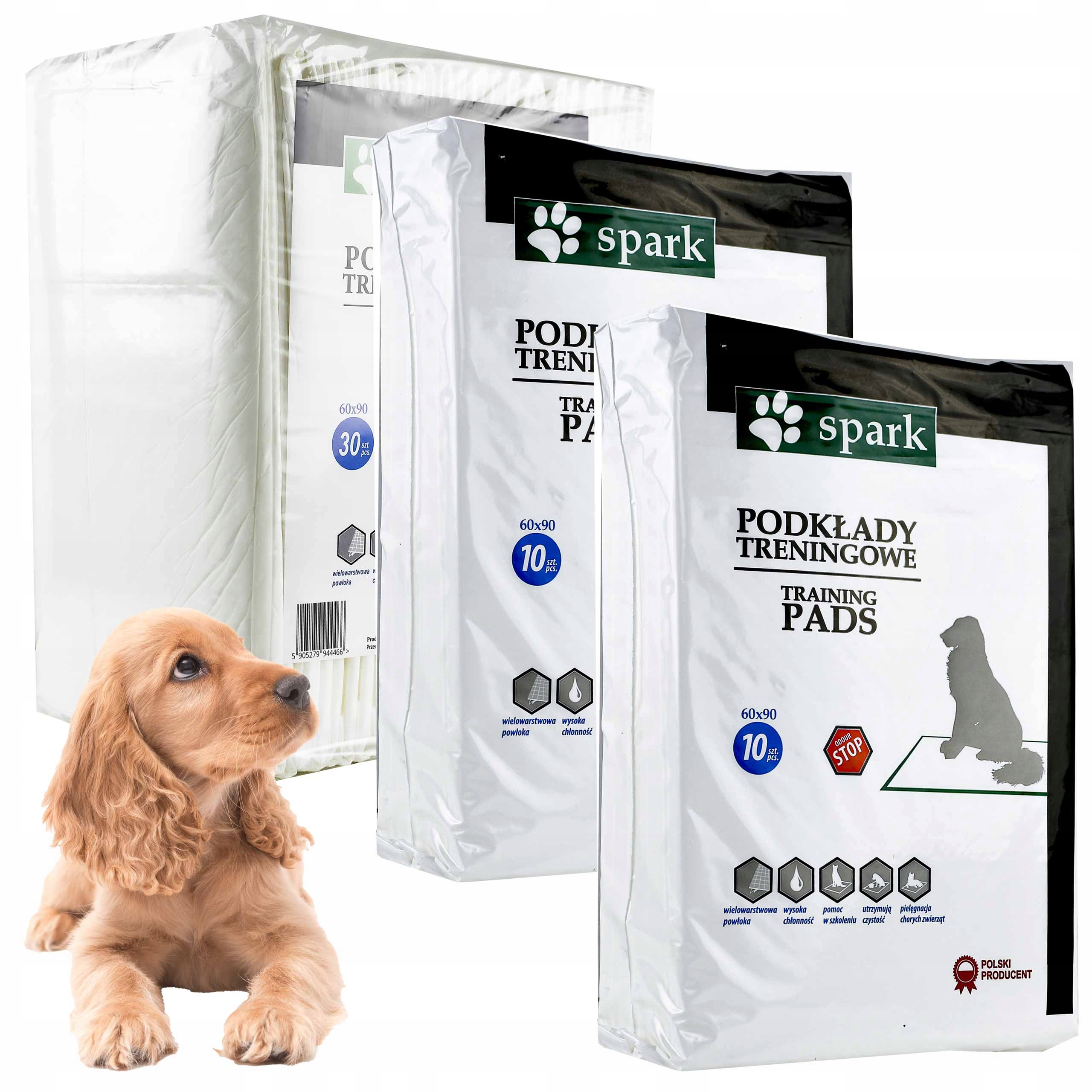 Maty Chłonne Dla Psa 60x90cm Spark Podkłady Higieniczne 50 szt.-Zdjęcie-0