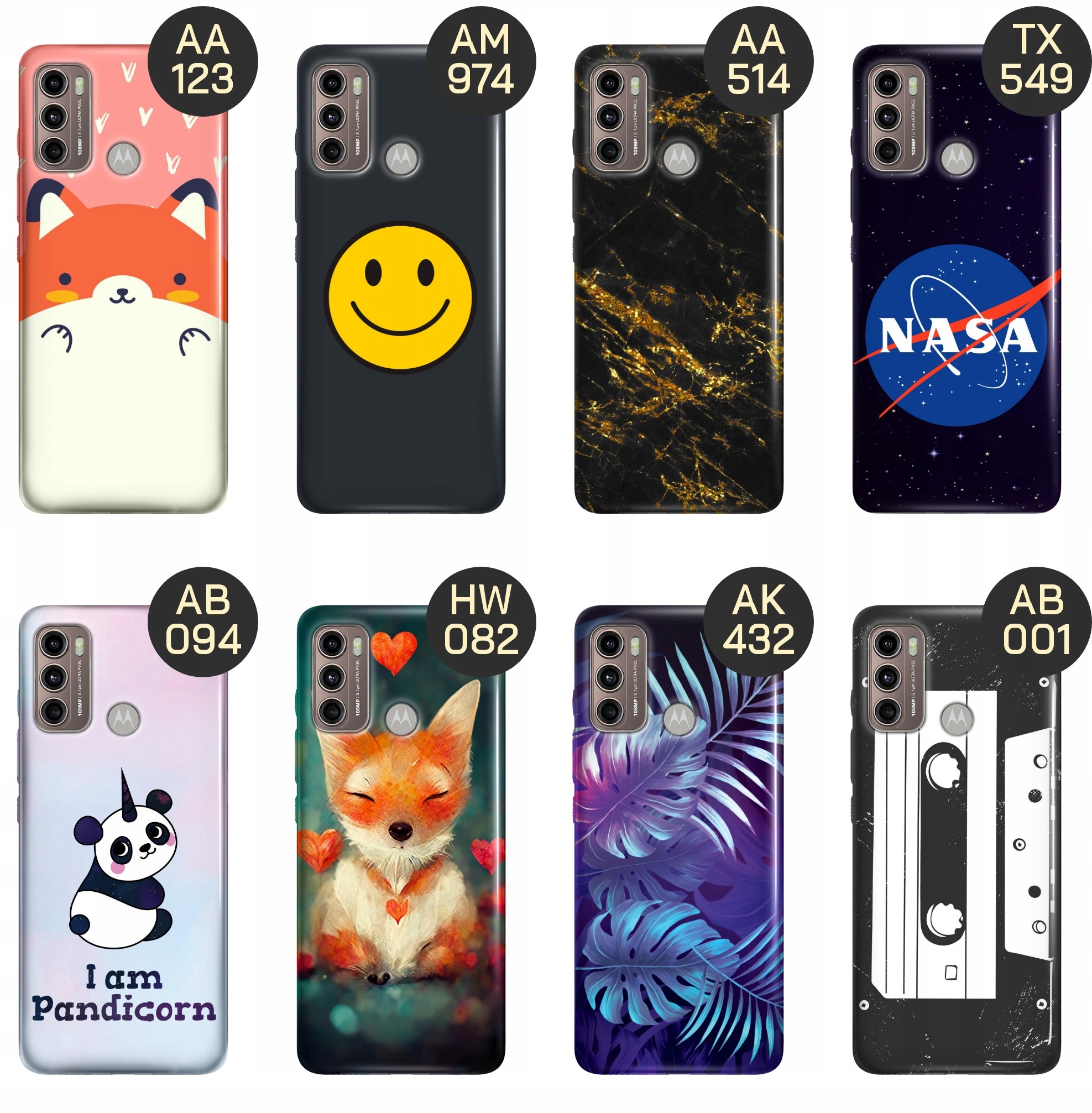 ETUI DO MOTOROLA MOTO G60 WZORY TOP100 DESIGN Z NADRUKIEM ZE WZOREM +SZKŁO Funkcje pochłanianie wstrząsów