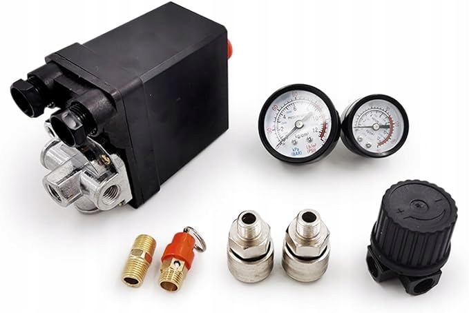 240 V/380 V 7.25-125 PSI Regulator Duty pompa Marka Silver