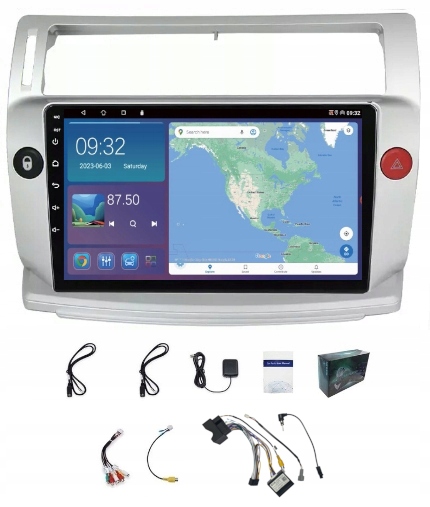 Gps Navigace Citroen C4 2004-2009 Carplay Android Auto 4GB 64GB
