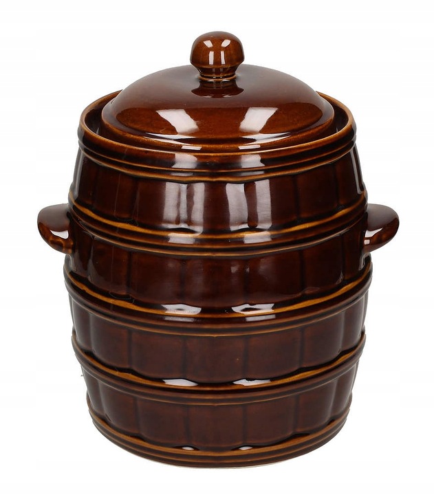 GARNEK na KAPUSTĘ+POKRYWA kamionka 25L CERAMICZNY Kod producenta 526