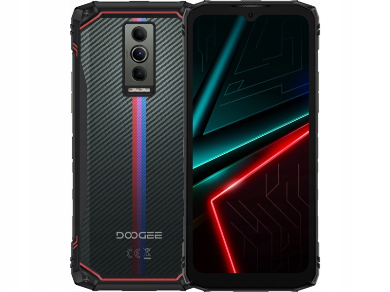 Smartfon Doogee Blade 10 Energy 4/128GB 6.56" 90Hz Niebiesko-czerwony