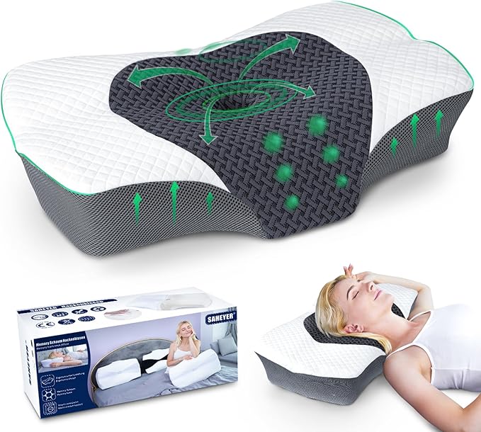 Saheyer Ortopedyczna Poduszka Ergonomiczny Kształt Na Ból Ramion Szyi