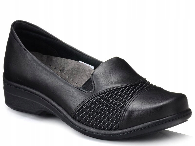 

Półbuty Kosela Medic 1370 Czarne Skórzane 39