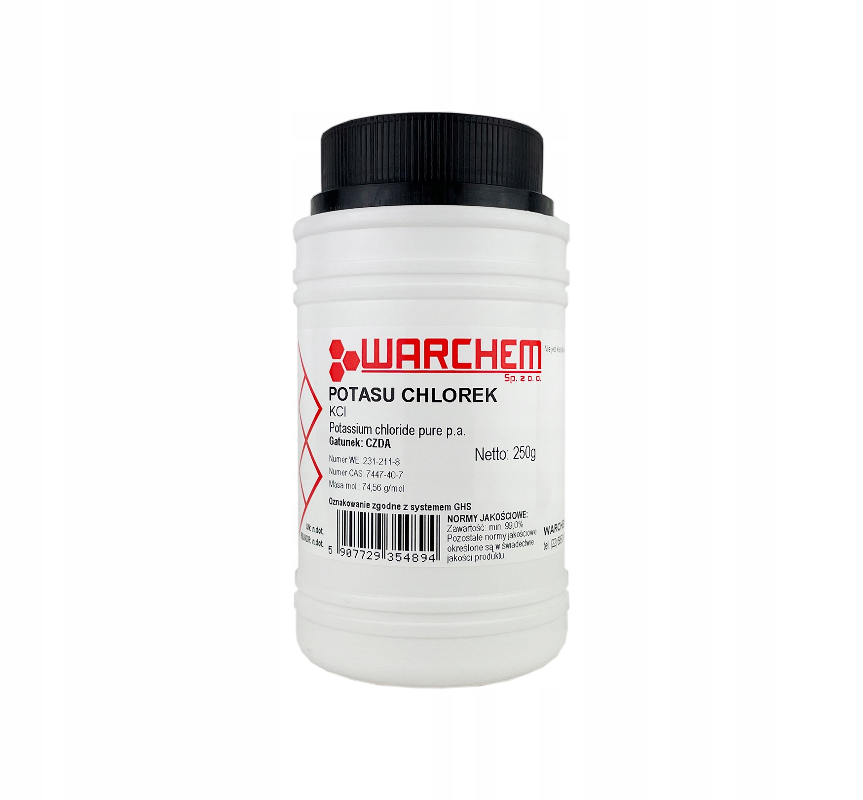 

Chlorek Potasu Czda 250g