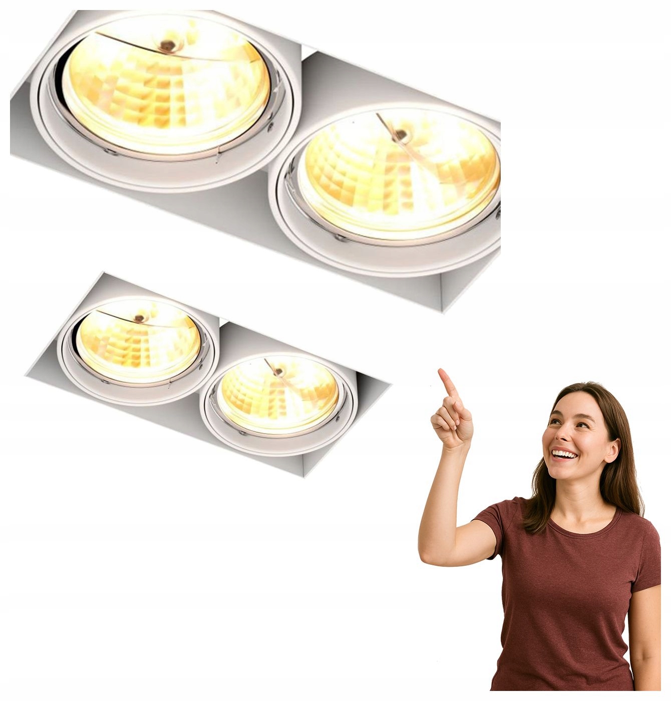 Zapuštěné kulaté stropní svítidlo Oneon DL 111-2 94364-WH Zuma Line