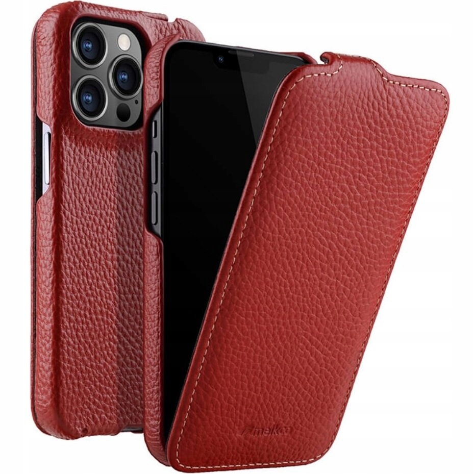Kožené Pouzdro Melkco pro iPhone 13 Pro Max, Kryt, Leather Case