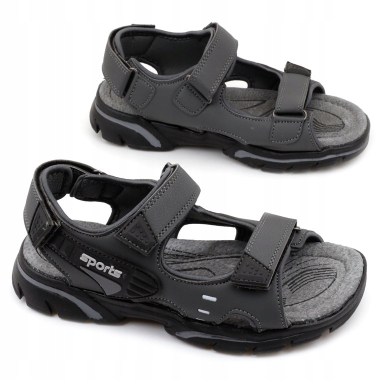 

Sandały chłopięce sportowe wkł. skóra rzepy lekkie