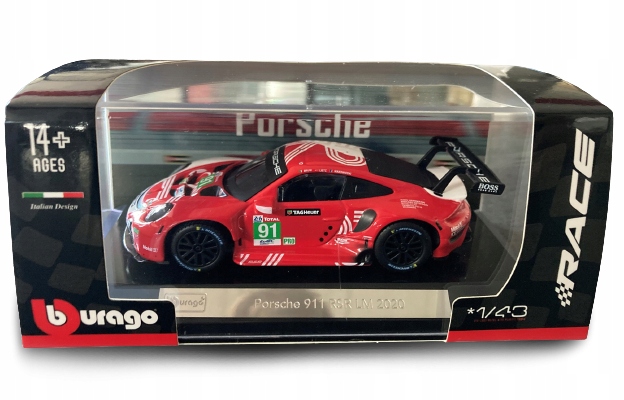

Porsche 911 Rsr LM 2020 1:43 Bburago Race 18-38308