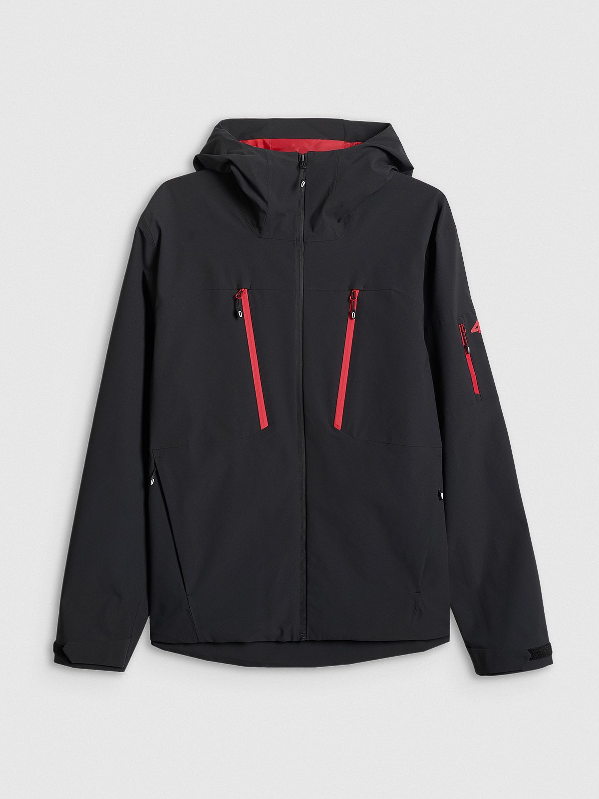 4F Pánská Přechodová Bunda Černá Voděodolná XL