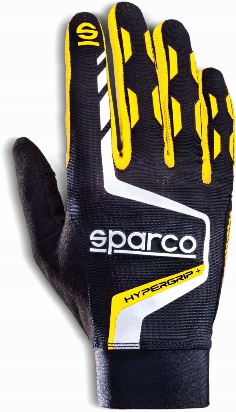 Rukavice pro hráče Sparco Hypergrip+ černo-žluté vel