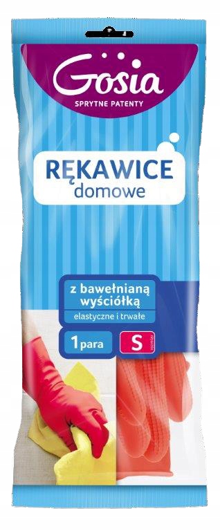

Gosia Rękawice domowe z bawełnianą wyściółką S
