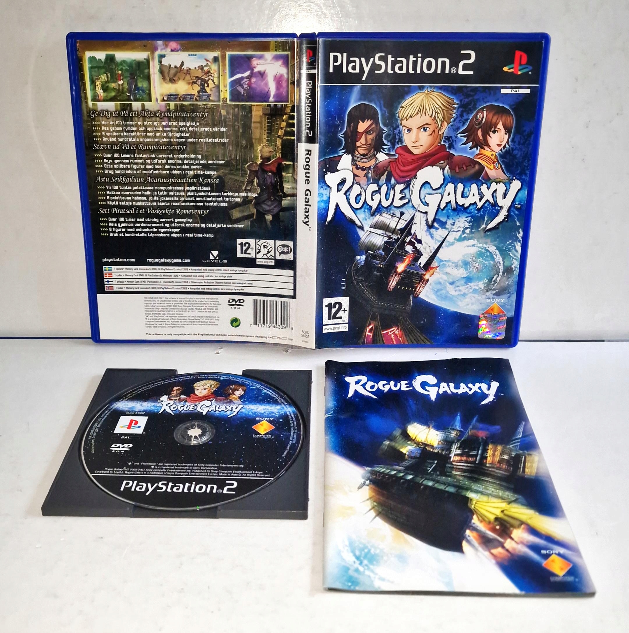 Gra ROGUE GALAXY PS2 ZADBANA PŁYTA