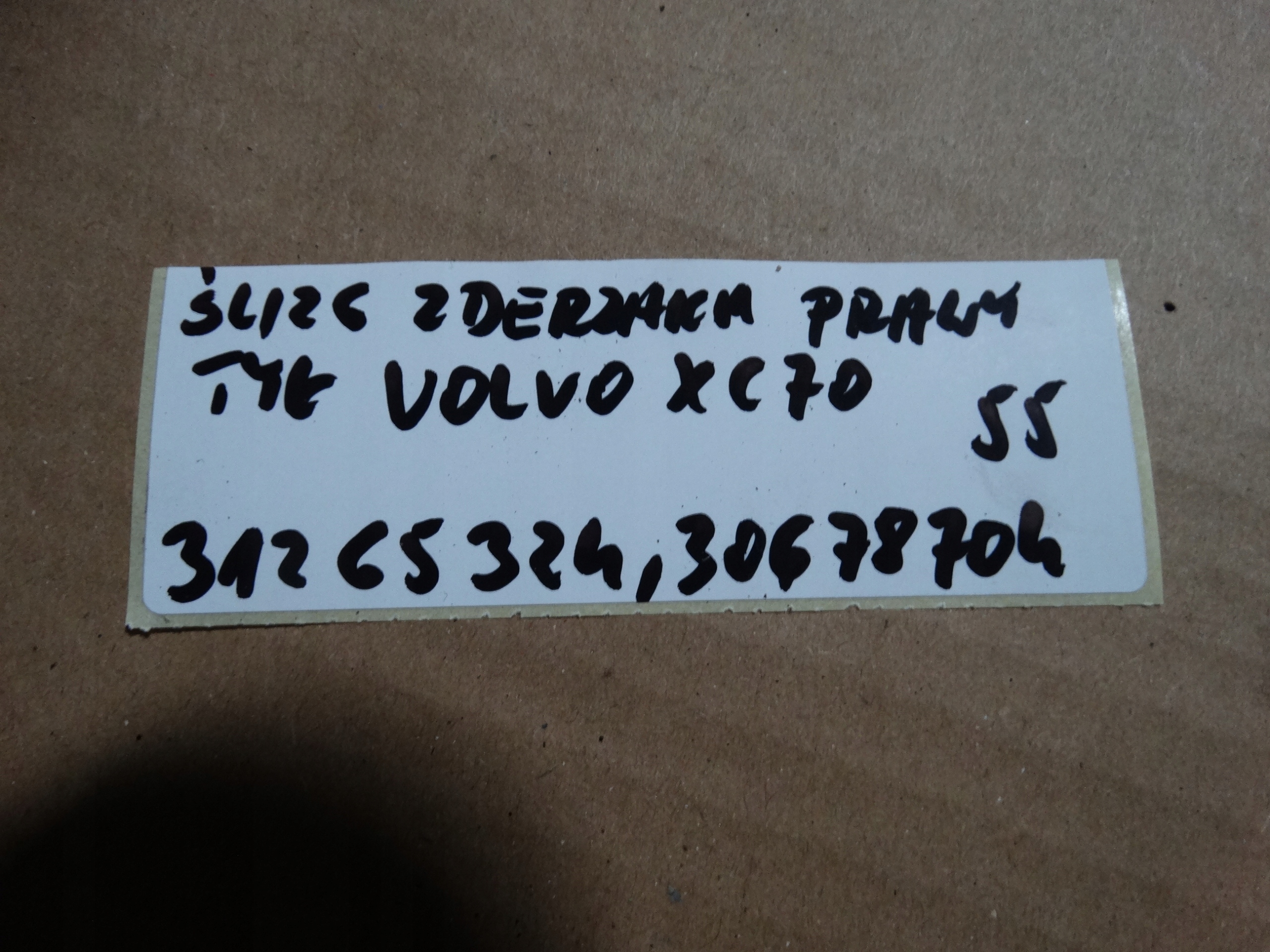 IDEALNY bumper bracket right rear part VOLVO XC70 1