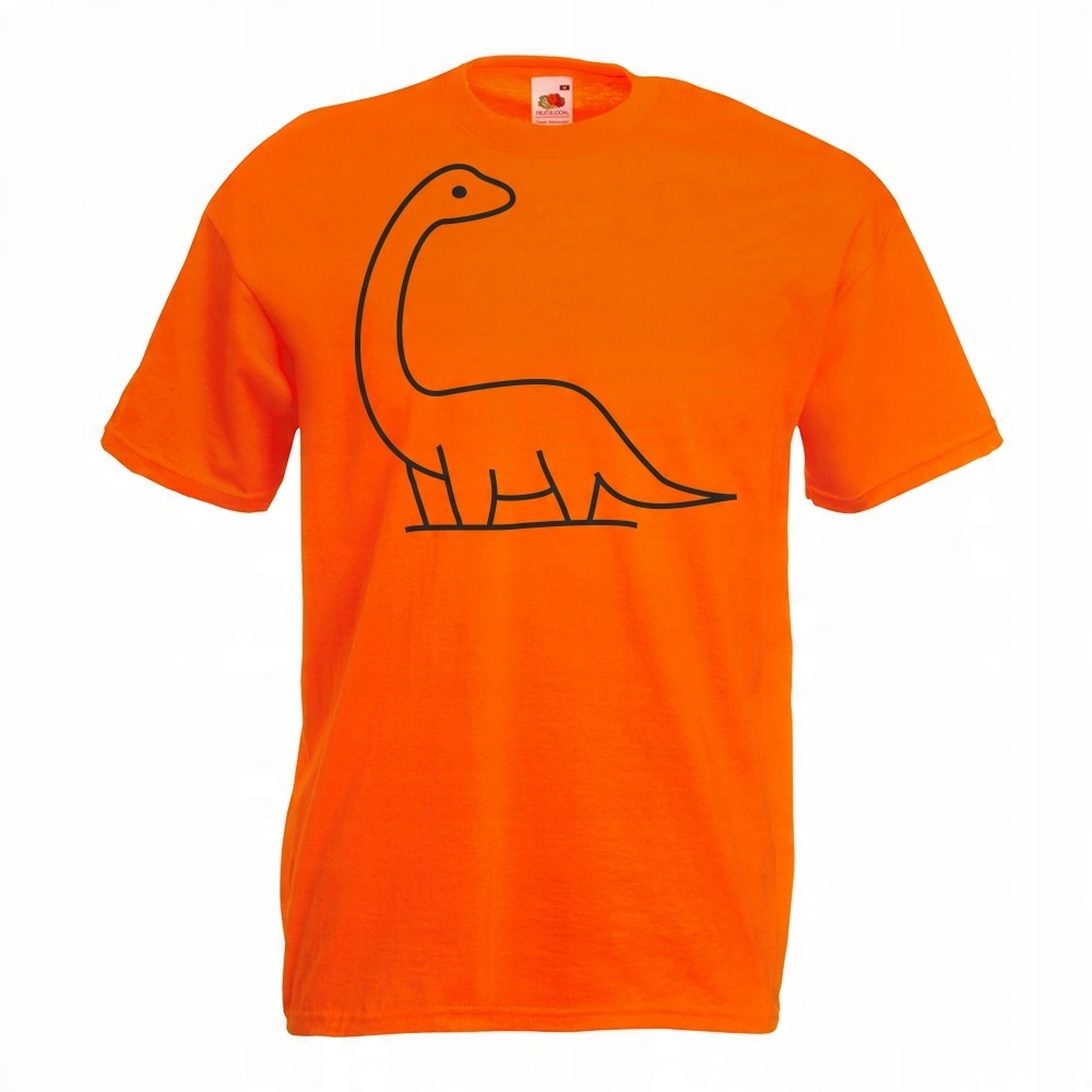 

Koszulka dinozaur dino dinuś XL pomarańczowa