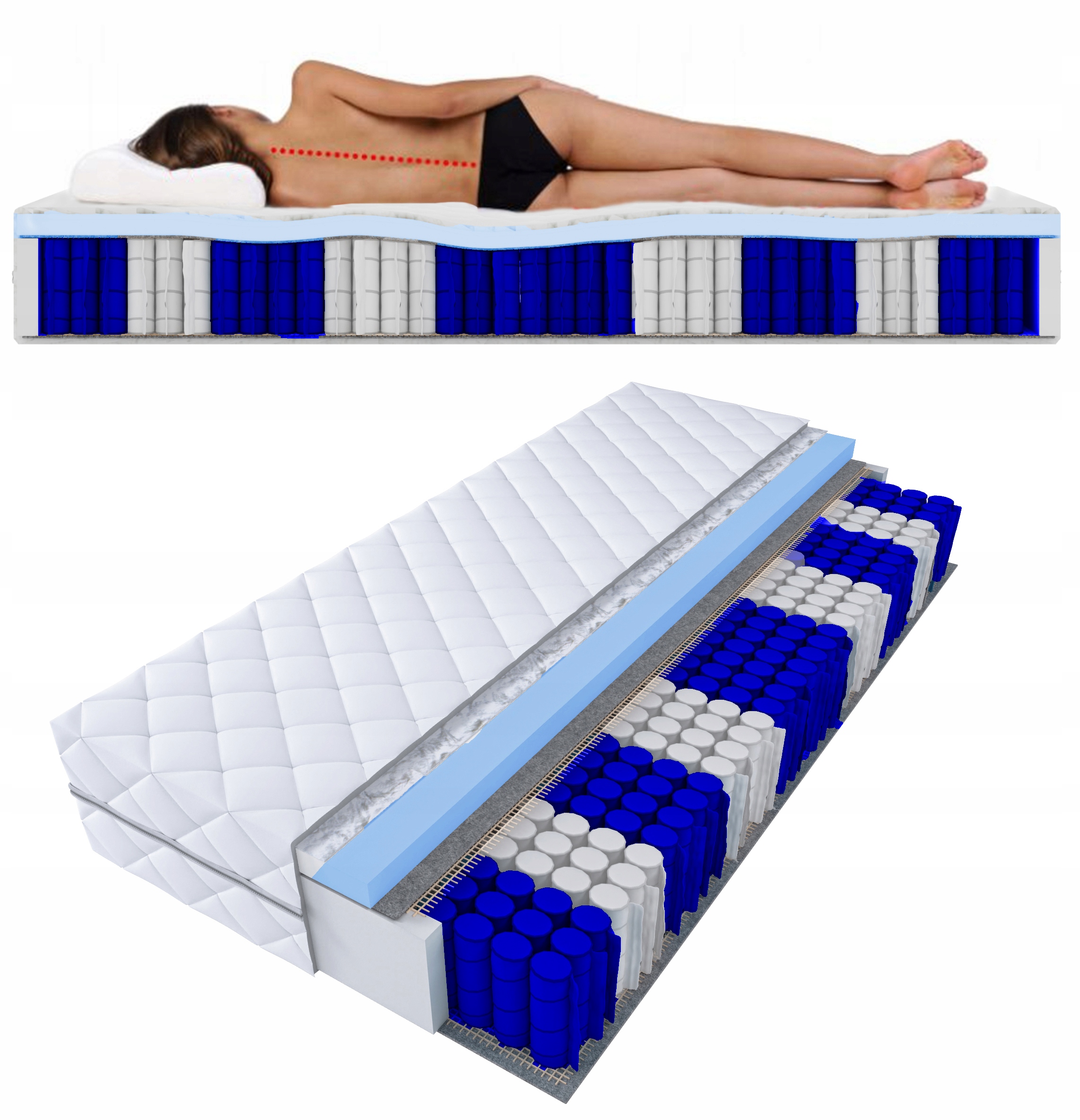 

Materac Pico 200x90 Kieszeniowy, Hr 90x200