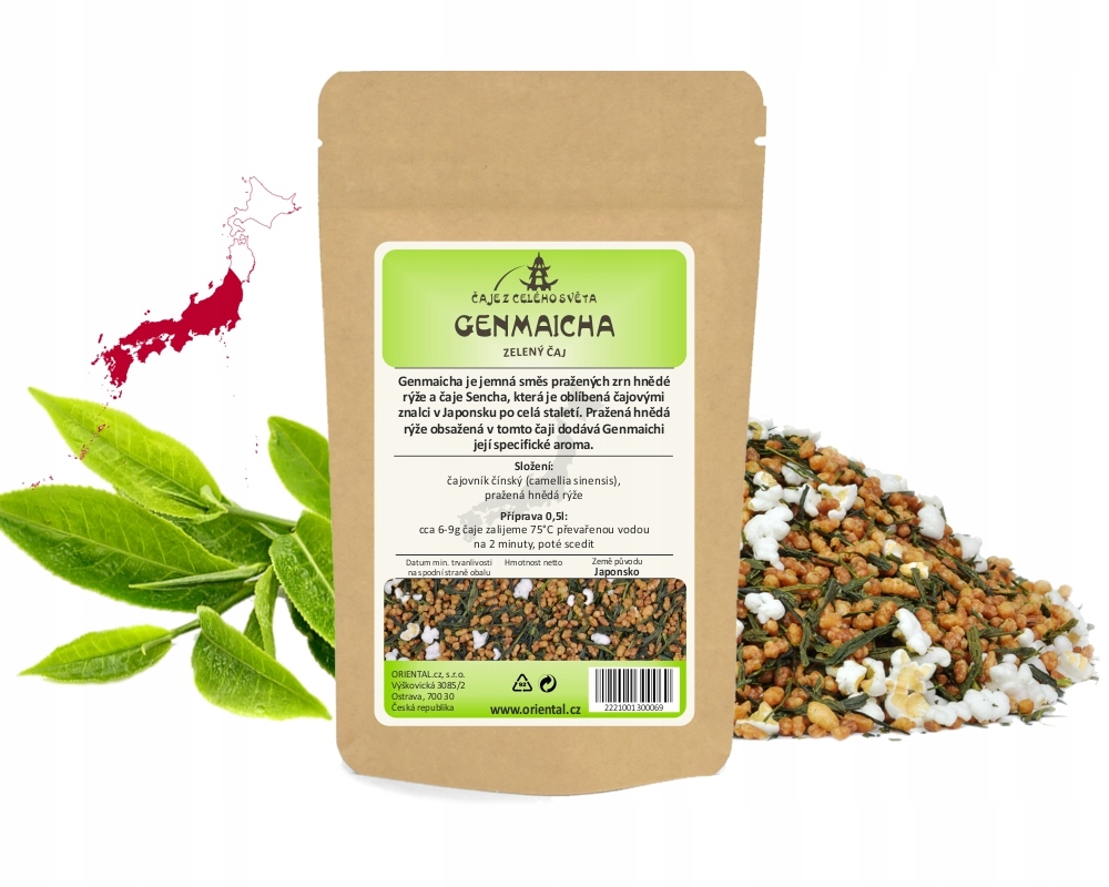 Zelený čaj Japan Genmaicha 200 g
