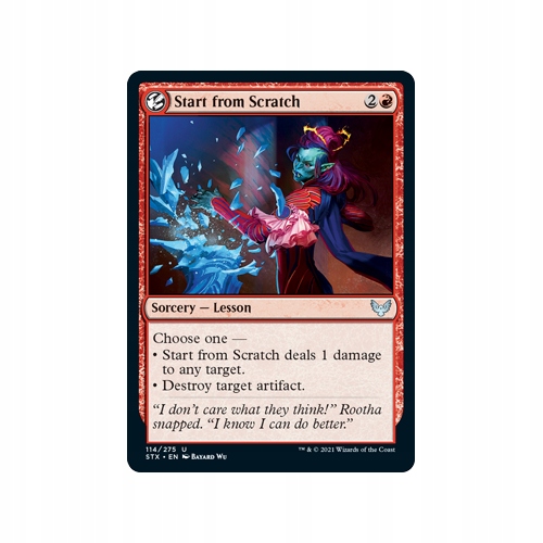 Mtg 4x Start from Scratch (Uncommon)