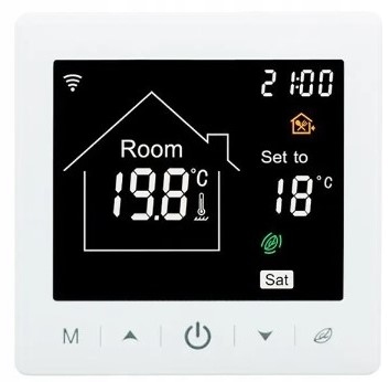 Termostat pro topení 230V M2.716 Wifi bílý